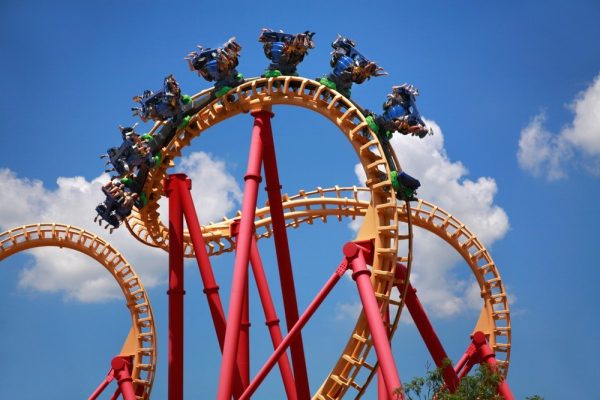 roller coaster at Busch Gardens Tampa